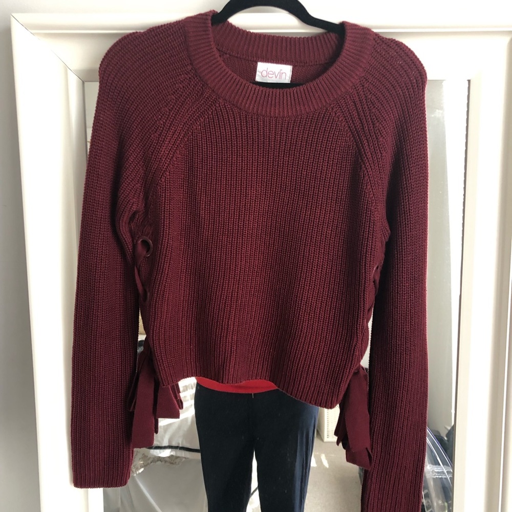 Burgundy Devlin Sweater